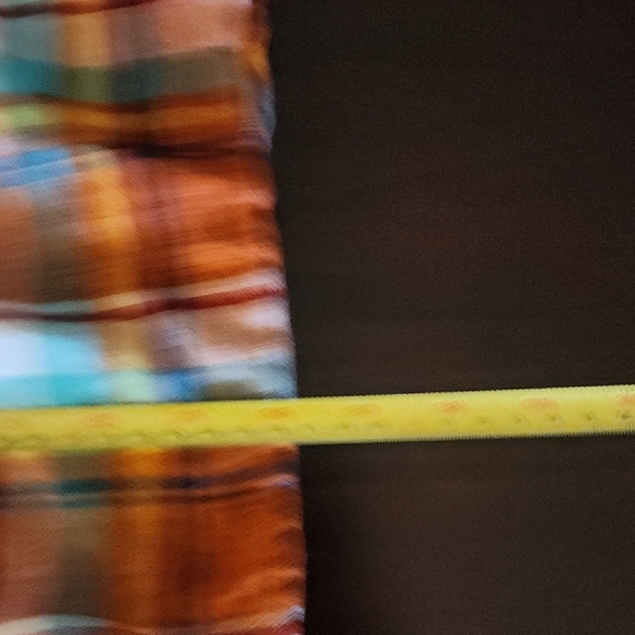 Ivy Jane Flannel Colorful Plaid Button-Up Tunic - Picture 7 of 8